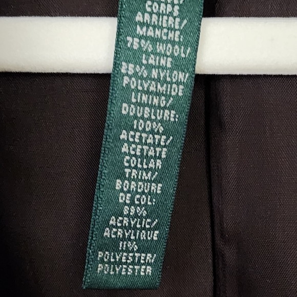 Ralph Lauren Suede Jacket – Fur Collar – Size 14 .pit To Pit 22" Lenght 26" - Picture 9 of 16